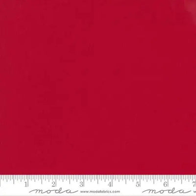 Christmas Red Bella Solids Fabric - 44"/45" Per Yard