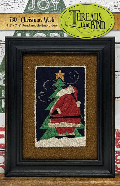 Patrón de bordado Punchneedle Christmas Wish
