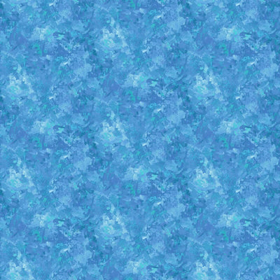 Tela de algodón Chroma Bahama Blue 44"/45" por yarda