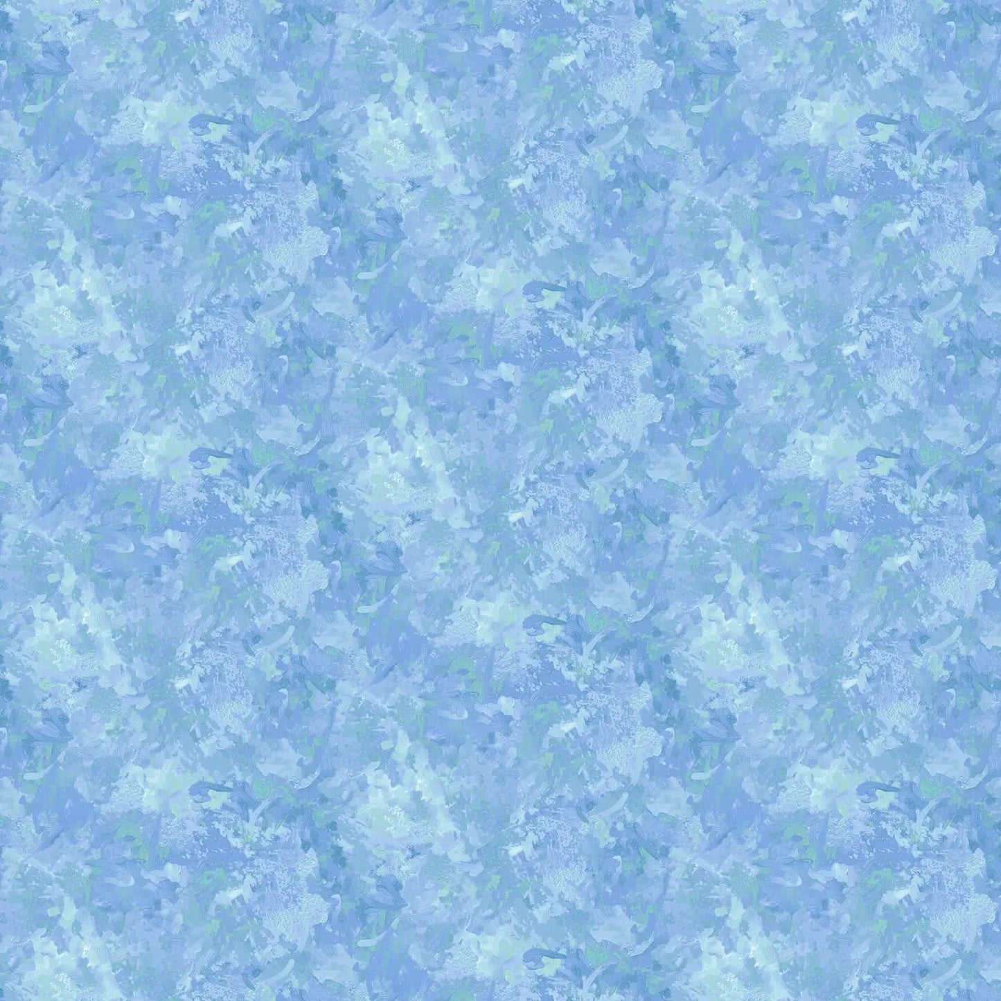 Chroma Blue Sea Breeze Cotton Fabric - 44"/45" Per Yard