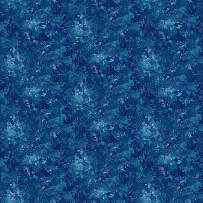 Chroma Lapis Blue Cotton Fabric - 44"/45" Per Yard