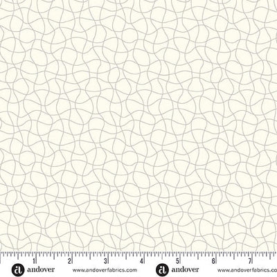Chrome Drift Net Coastal Walk 108" Cotton Wideback Fabric