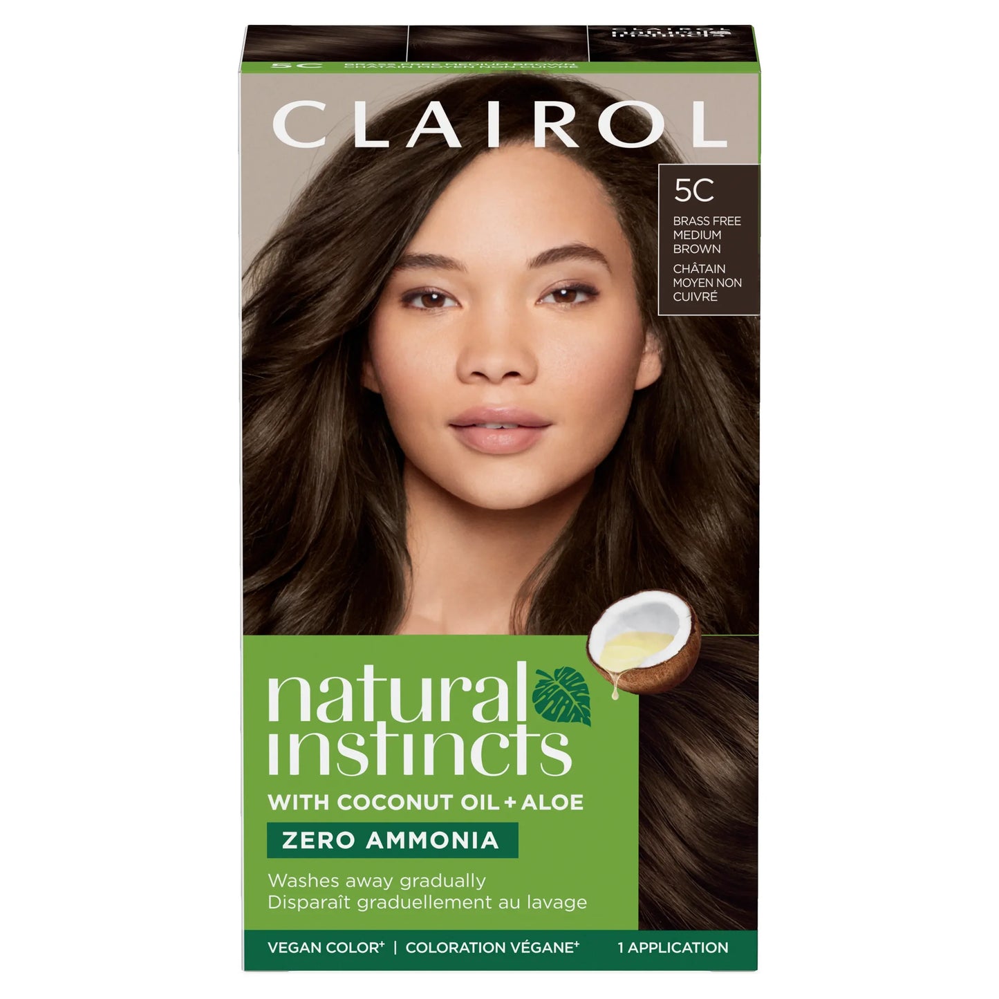 Color de cabello Clairol Natural Instincts 5C Marrón Medio