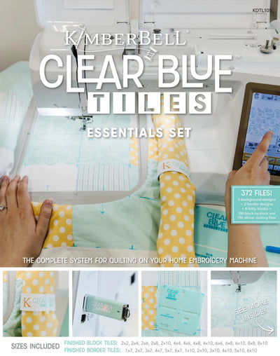 Clear Blue Tiles Essentials Set for Quilting