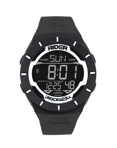 Reloj Multifuncional Coliseum Negro/Blanco