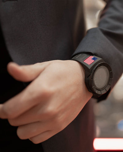 Coliseum Fit™ Betsy Ross Edition (Phantom Black) Tactical Watch - Korvel