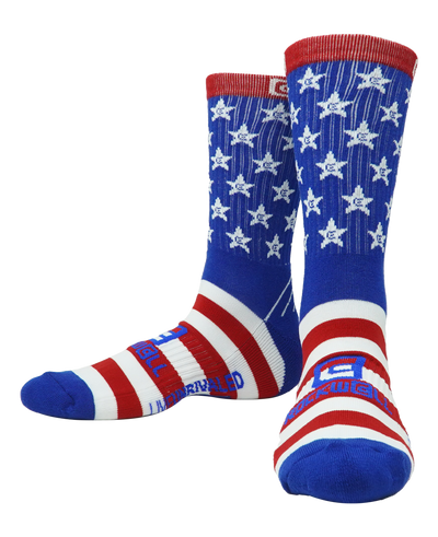 USA Stars & Stripes Crew Socks