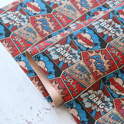 Premium Comic Art Cork Fabric - 1/2 Yard