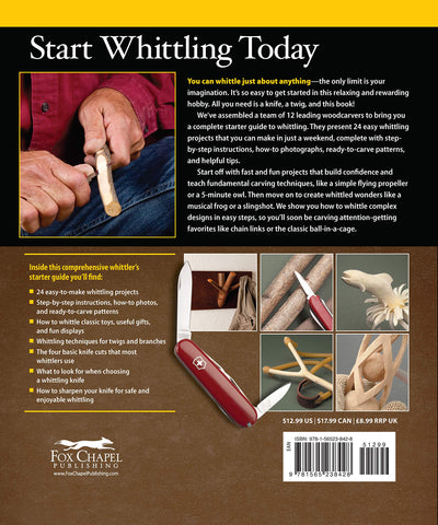 Whittling Made Easy: 24 Fun Projects for Beginners (Spiral Bound) - Korvel