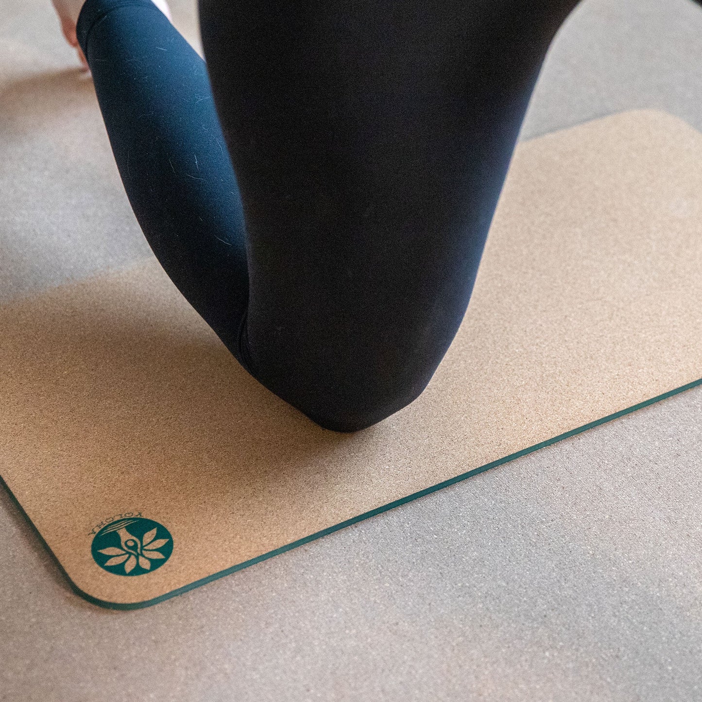 Eco-Friendly Cork Yoga Cushion for Enhanced Comfort - Korvel