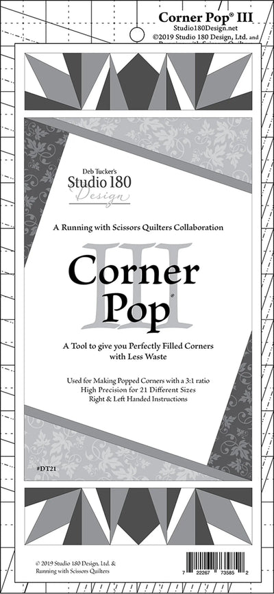 Corner Pop III - Versatile Quilting Template