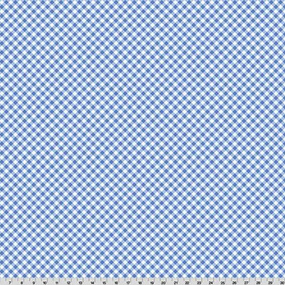 Cottage Rose Lane Gingham Quilting Cuddle Fabric - Blue Bonnet