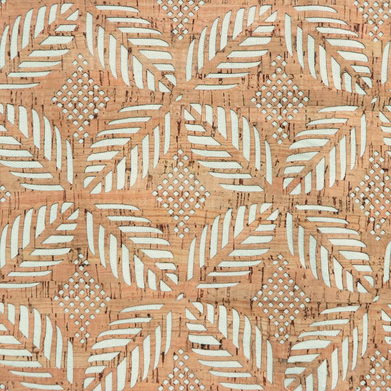 Tissu en liège Pro Lite avec toile crème - 1/2 yard