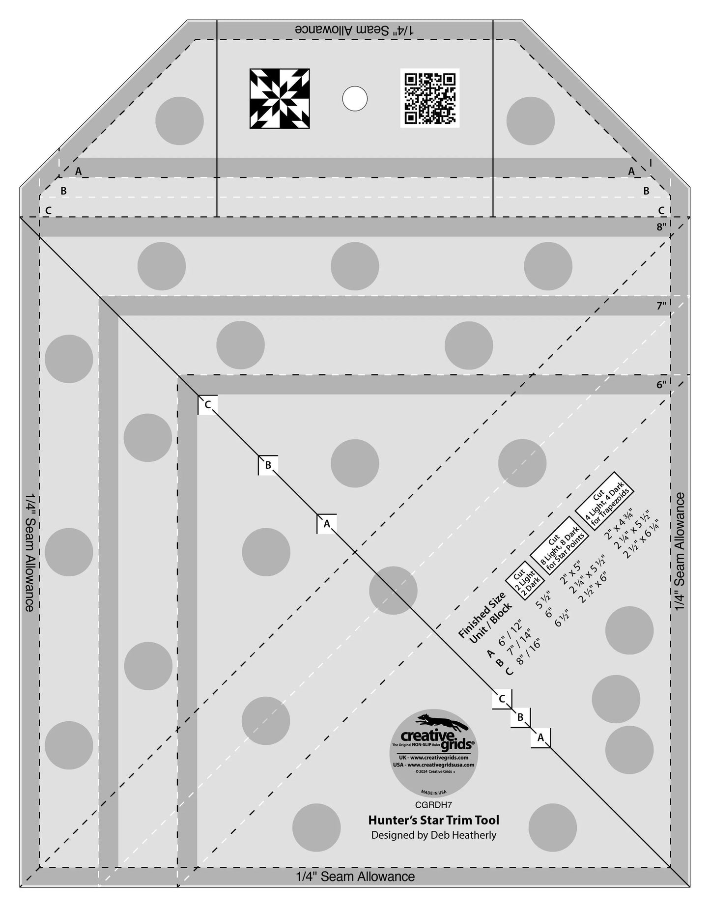 Herramienta de Recorte Hunter's Star de Creative Grids