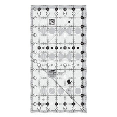 Regla de Quilt para Zurdos Creative Grids 6-1/2in x 12-1/2in