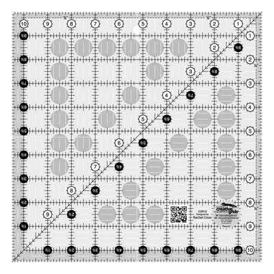 Regla de Quilt Creative Grids de 10-1/2in
