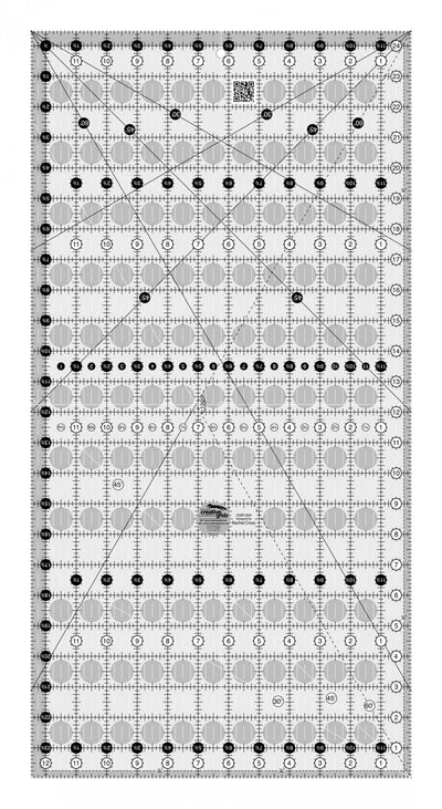 Creative Grids 12-1/2in x 24-1/2in Quilt Ruler