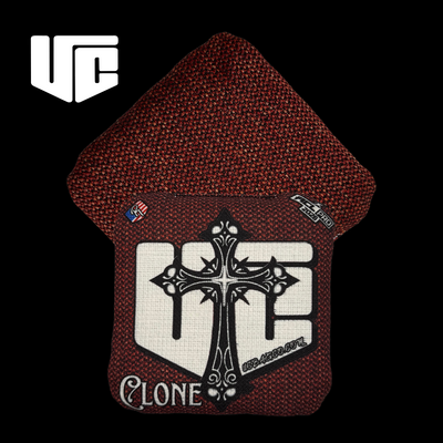 2026 CLONE CROSS Red Hybrid Cornhole Bags - Korvel