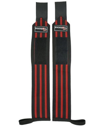Rockwell Fit™ Wrist Wraps - 18 inch (Black/Red)
