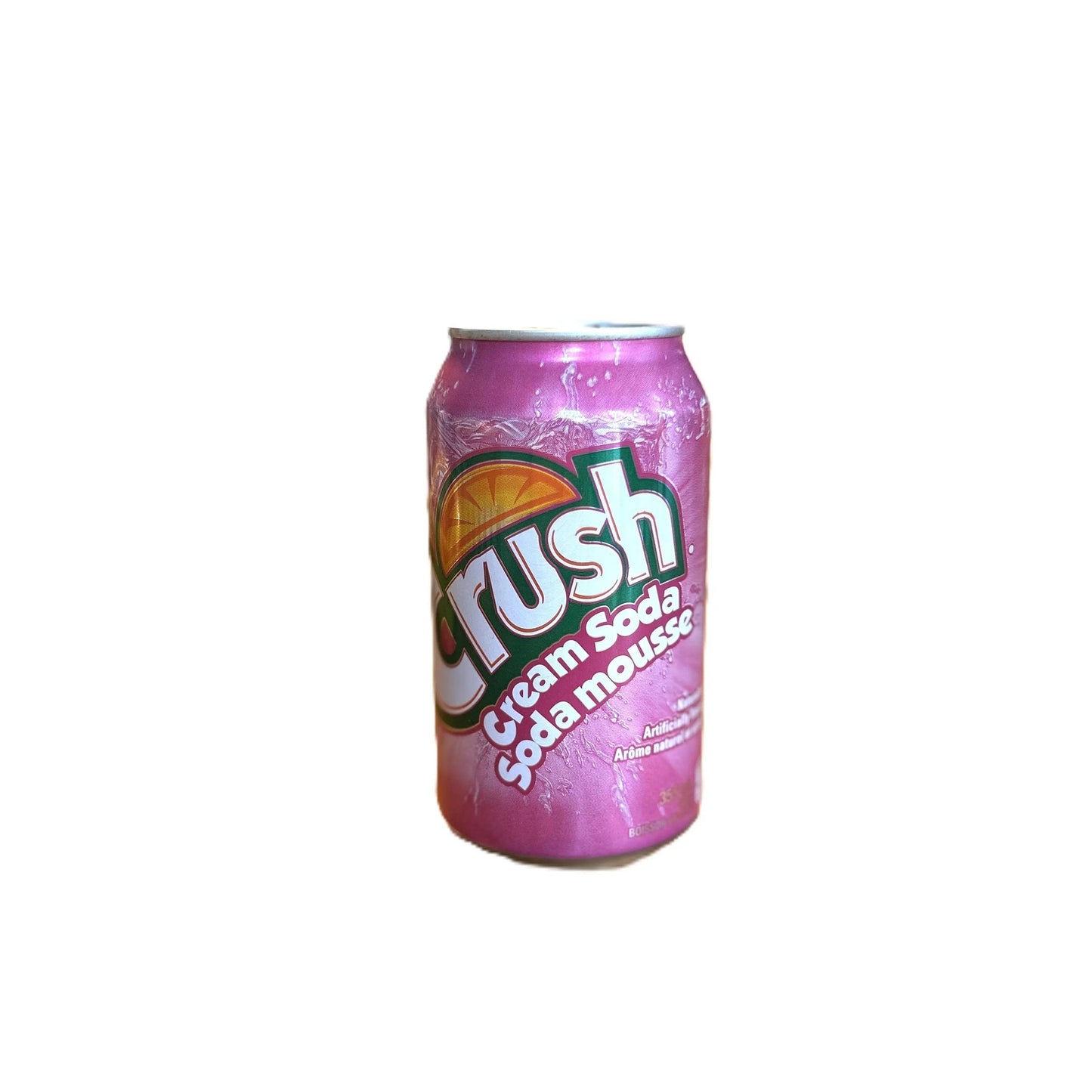 Crush Cream Soda 355mL | Canadian Classic Pink Soda