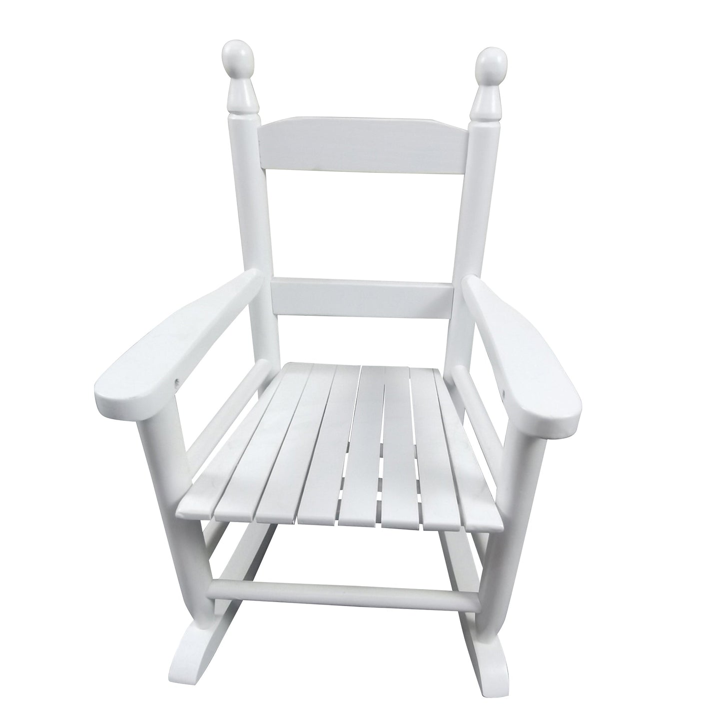 Silla mecedora blanca para niños - Uso interior y exterior