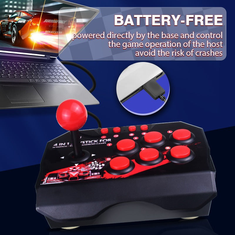 Premium Wired Joystick Controller for Switch, PC, PS3, Android