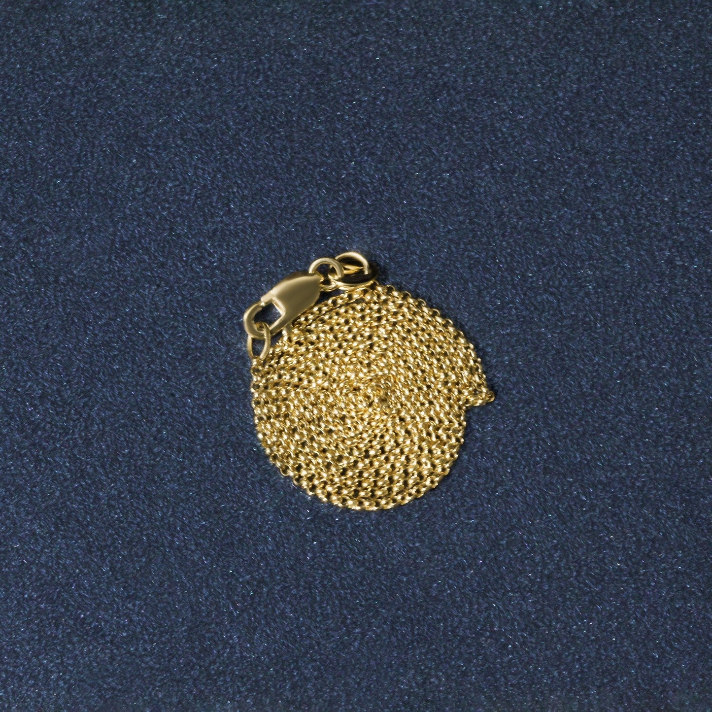 14k Yellow Gold Diamond Cut Rolo Chain - 1.1mm