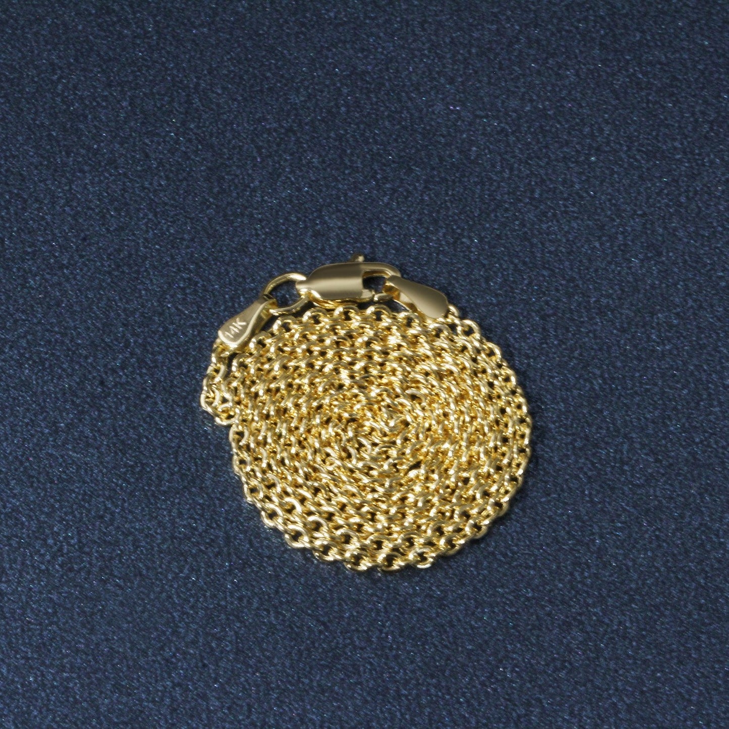 14k Yellow Gold Forsantina Lite Cable Link Chain - 1.9mm