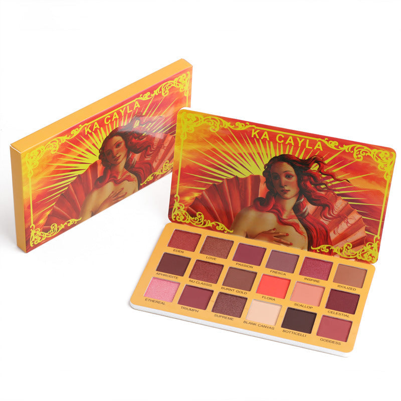 Palette de fards à paupières EVA KA CAYLA 18 teintes