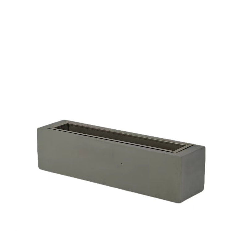 Chimenea de Alcohol Rectangular Moderna para Hogar y Restaurante
