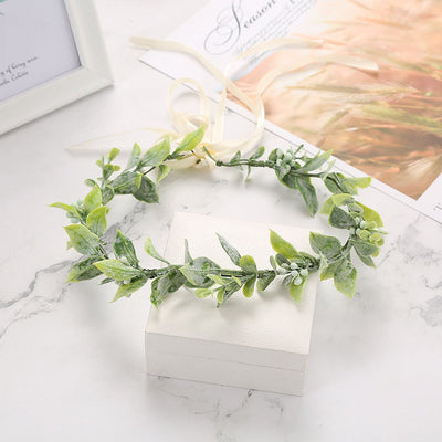 Beach vacation photo wreath headdress bride bridesmaid headdress headdress flower - Korvel