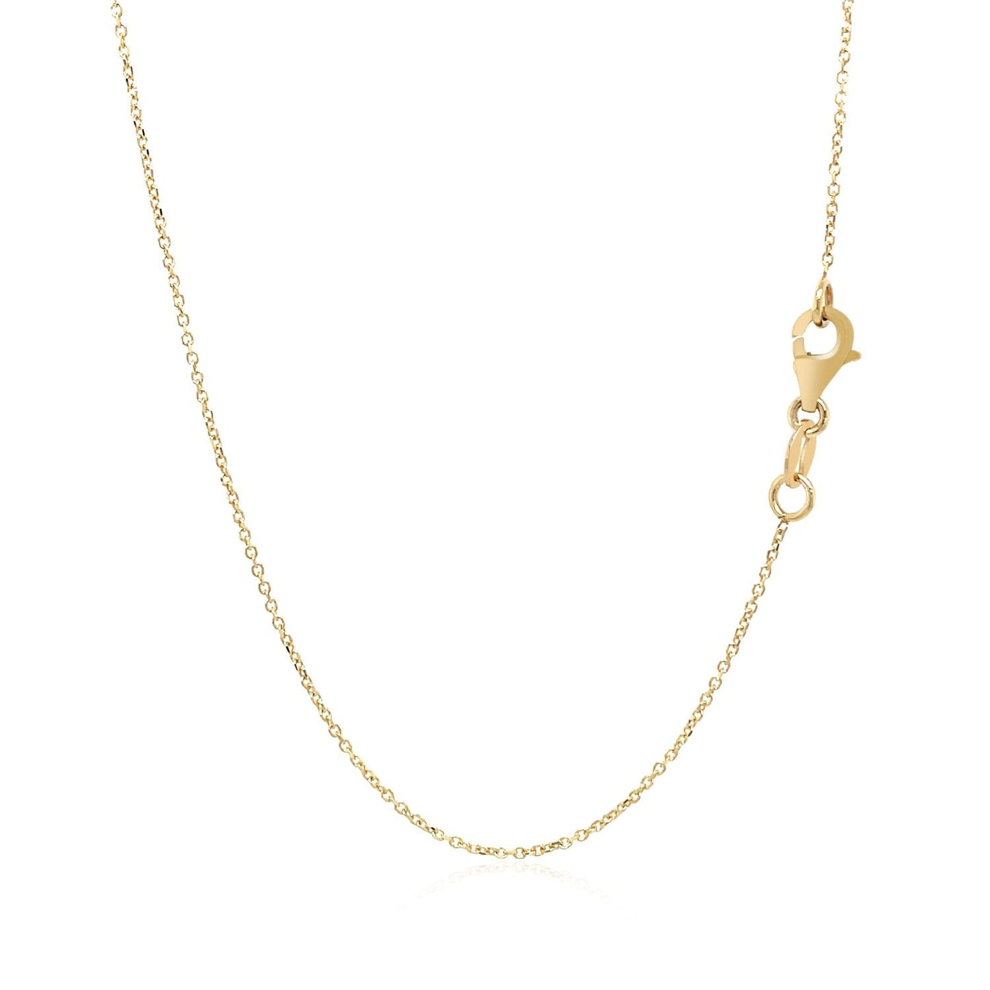 Collar de Rectángulos Interconectados de Oro Amarillo de 14k