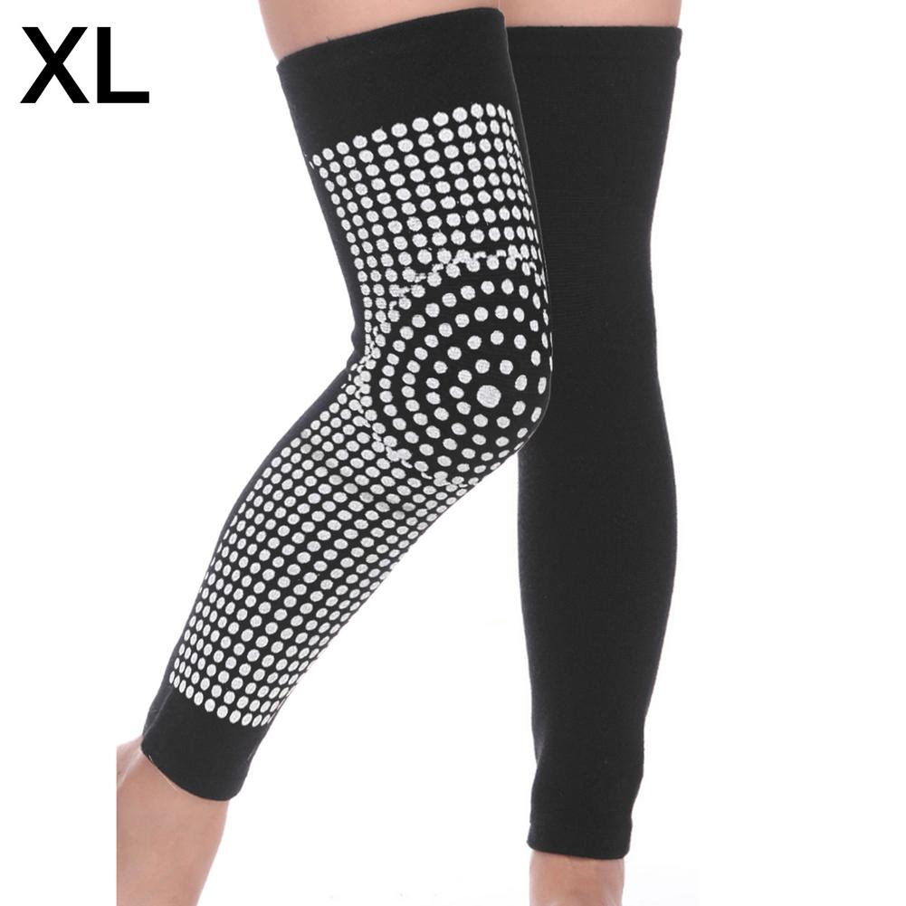 1 Pair Dot Matrix Self Heating Knee Pads Brace Sports Kneepad Tourmaline Knee Support - Korvel