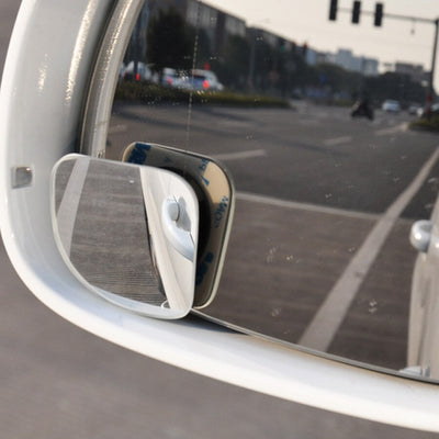 Extra Wide Angle Adjustable Rearview Mirror - 2 Pcs