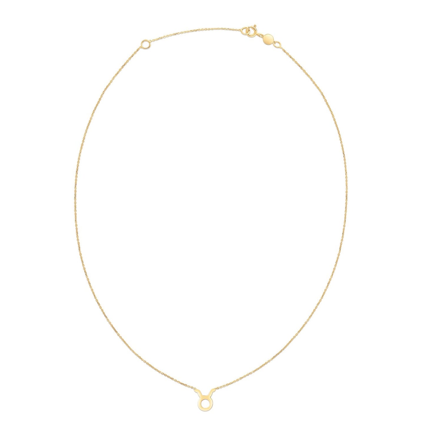 Collar Taurus de Oro Amarillo de 14K