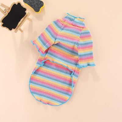 Netizen Teddy Little Dog Clothes Basecoat Summer Wear Thin Cotton Pet Clothing Spring Summer Cat - Korvel