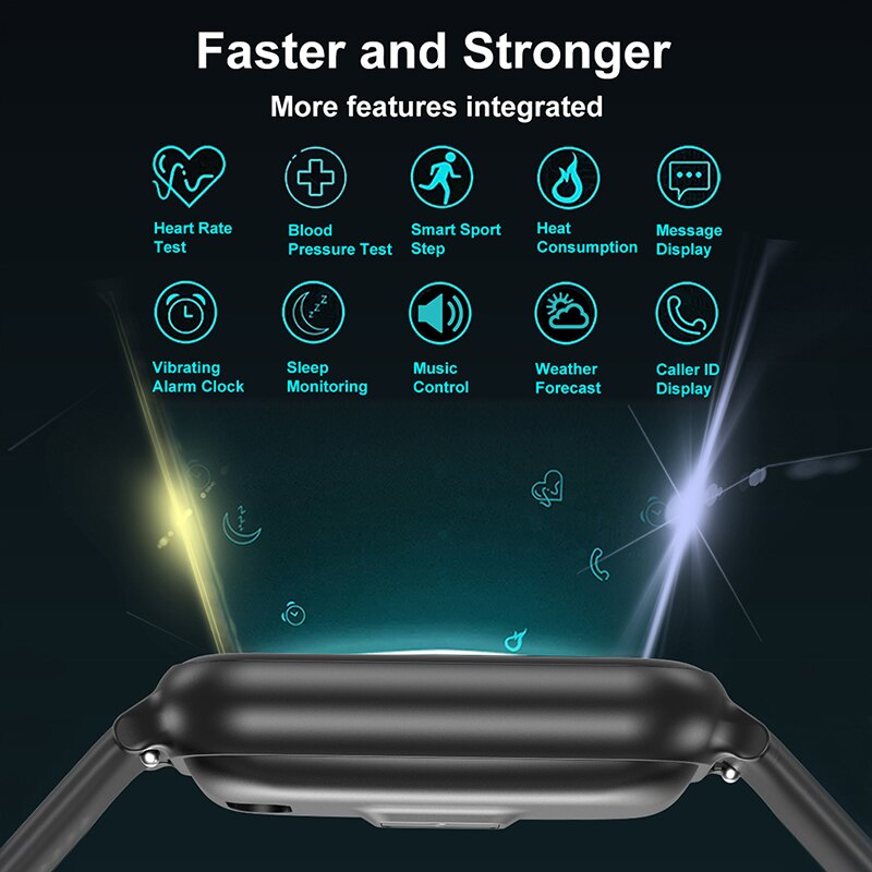 Bluetooth Smart Wristband IP67 Waterproof Blood Pressure Oxygen Monitor Smart Bracelet With Fitness Tracker Sport Wristband - Korvel