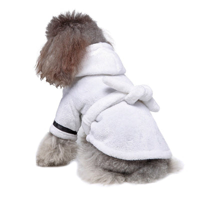 Pet Bathrob Dog Pajamas Sleeping Clothes Soft Pet Bath Drying Towel Clothes winter Warm pajamas for Puppy Dogs Quick Drying - Korvel