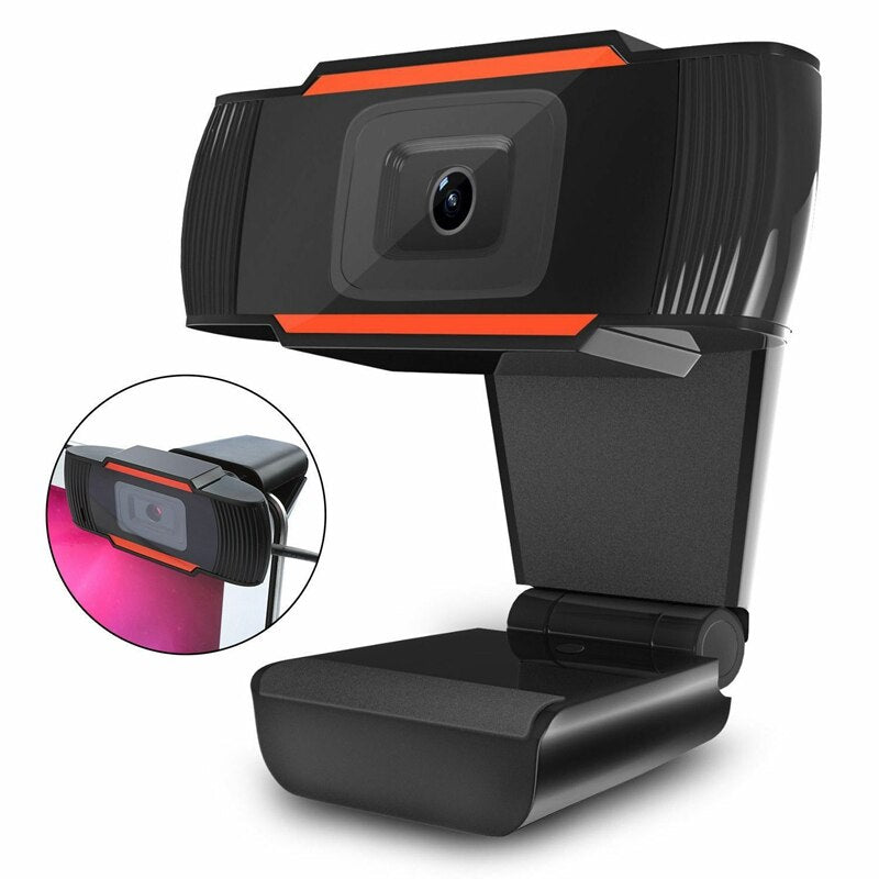 HD USB PC Webcam with Microphone for Clear Video Calls