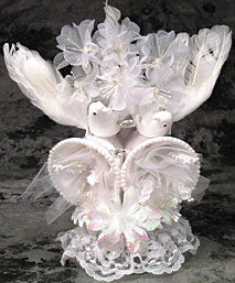 Elegant Love Is Ringing! Cake Topper - 8.5" High