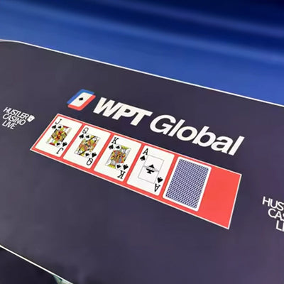 Texas Hold'em PVC waterproof poker, coarse frosted, pro - authorized, wide & large - printed - Korvel