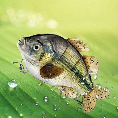 PVC Soft Tail Sub Bait 4-Section Tilapia Sub Multi Section Artificial Bait Freshwater Sub Bait - Korvel
