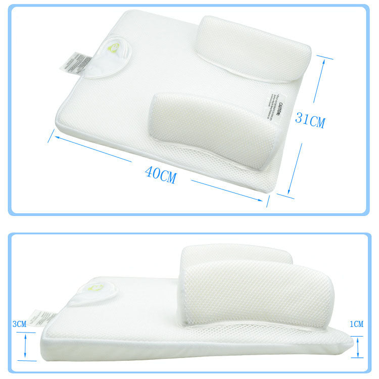 SOZZY Baby Sleep Pad Comfort Baby Pillow Stereotyped Pillow Sleep Pillow Anti-Turnover Anti-Spit Milk Pillow Bed In Bed - Korvel