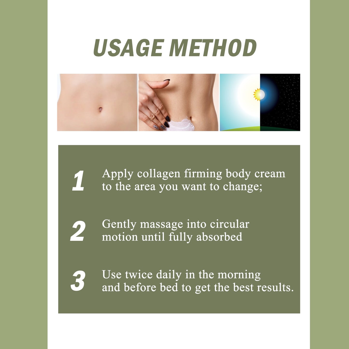 Collagen Rapid Firming Skincare Cream, Tighten Belly Body Sculpting Massage And Slimming Cream - Korvel