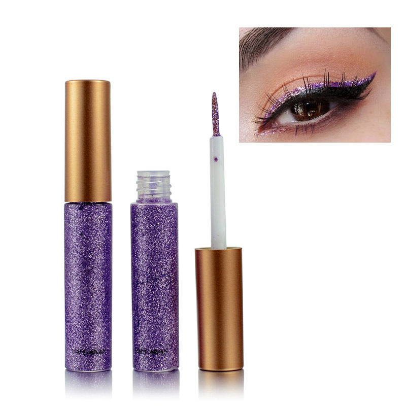 HANDAIYAN Explosive Glitter Liquid Eyeliner Set Sequin Pop Eyeliner Liquid 10 Pack - Korvel