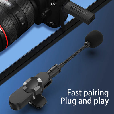 K35D Wireless Microphone 3.5mm Collar style Teacher Classroom Bee Amplifier Extended Video Receiver - Korvel