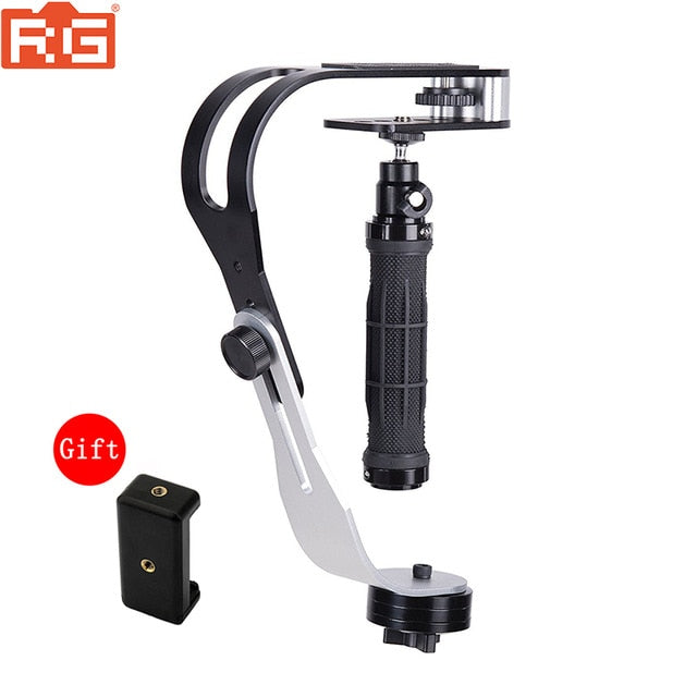 Mini handheld stabilizer Video Steadicam for Digital Camera HDSLR DSLR Camcorder DV Mobile Phone + Gloves free shipping - Korvel
