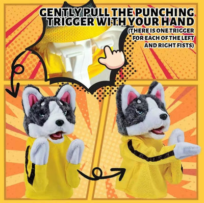 BoxyPup Hand Puppet - Interactive Plush Toy