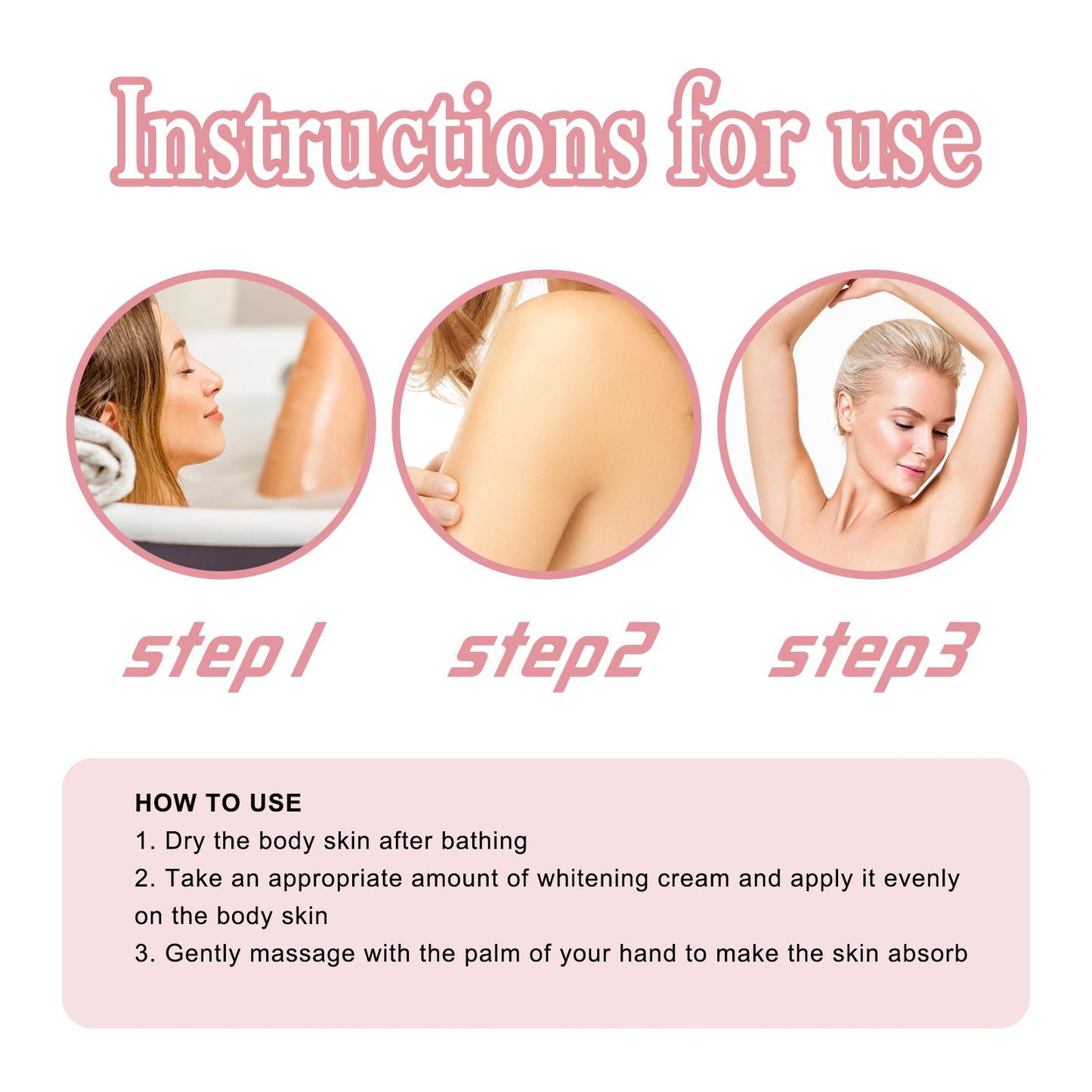 Body Brightening Cream, Repair Joint Black Fade Black Acanthosis Skin Moisturizing Whitening Skin Body Cream - Korvel
