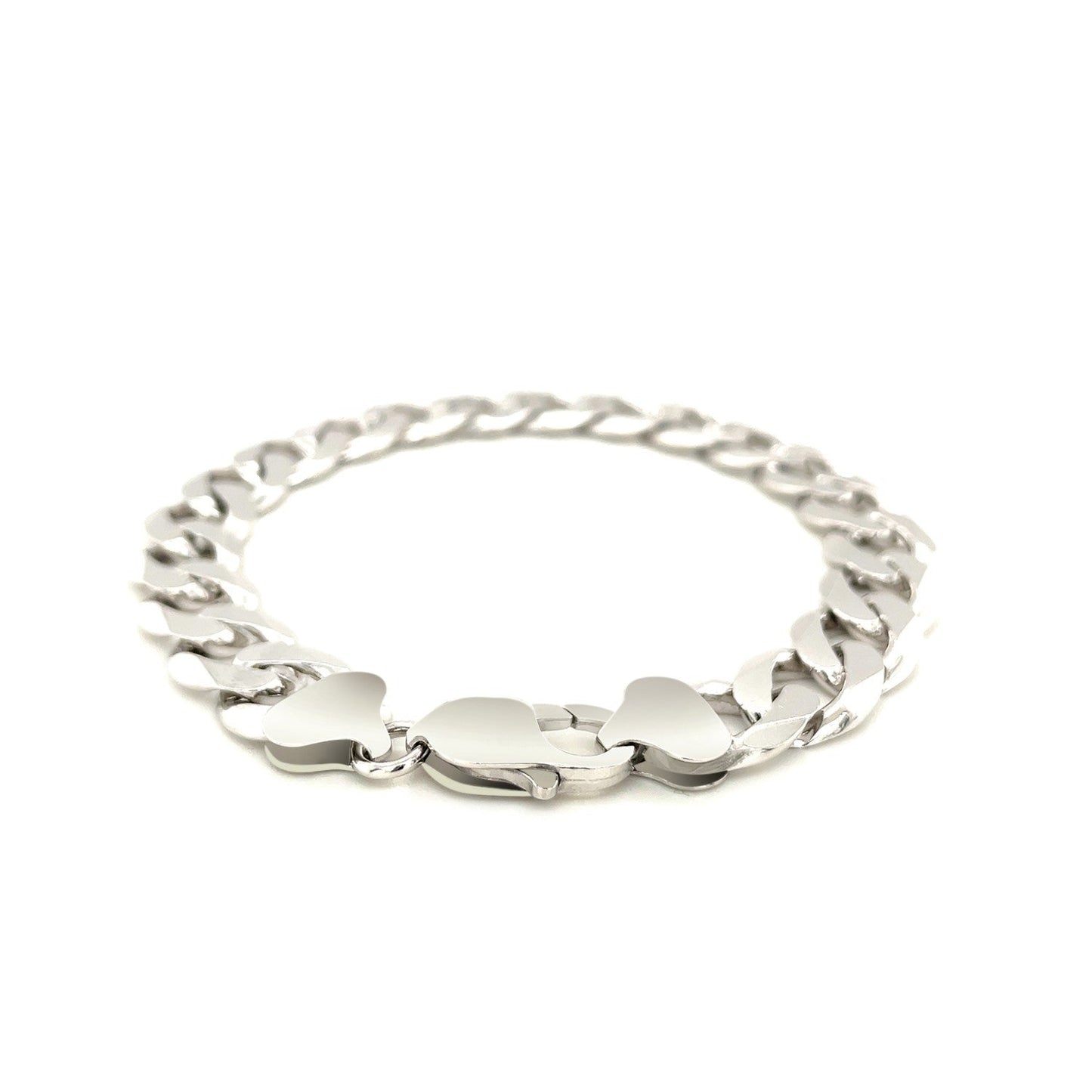 Bracelet en argent sterling plaqué rhodium - 11,6 mm
